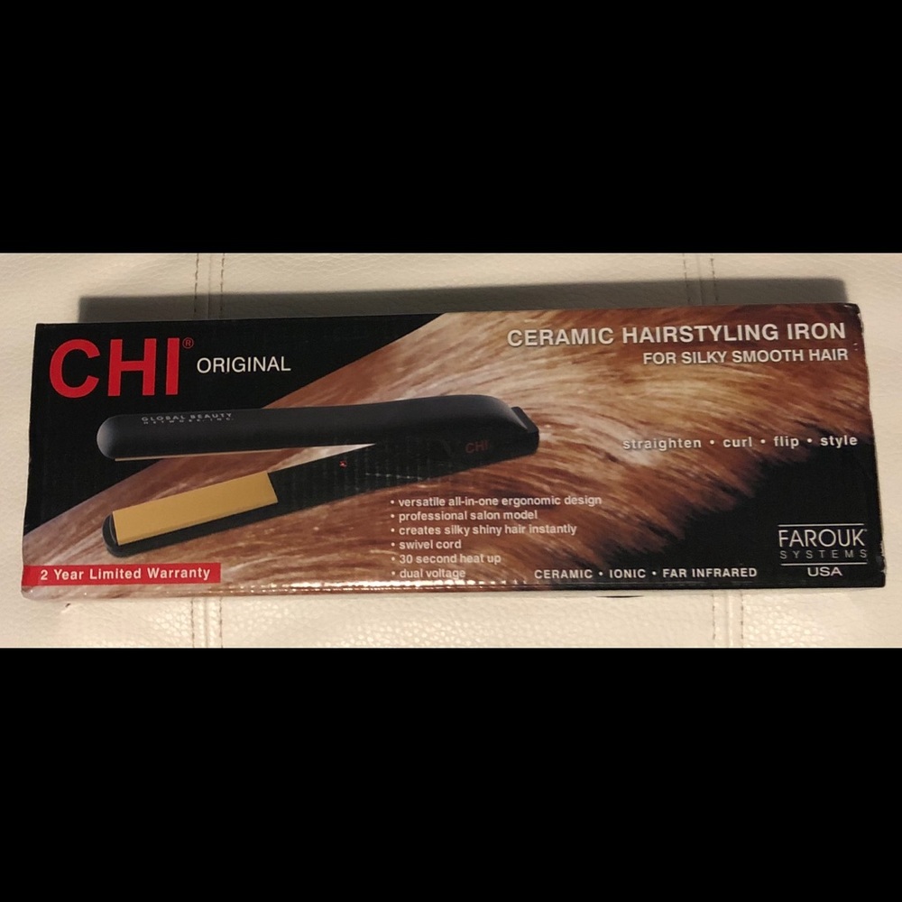 BRAND NEW- CHI 1 INCH ORIGINAL FLAT IRON CERAMIC